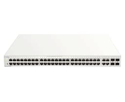 D-Link Nuclias Cloud-Managed DBS-2000-52MP - Switch - 48 x 10/100/1000 (PoE+) + 4 x combo SFP - PoE+ (370 W)