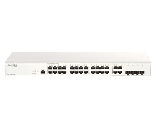 D-Link Nuclias Cloud-Managed DBS-2000-28 - Switch - 24 x 10/100/1000 + 4 x combo SFP