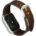 Bornholm-Watch Strap 44mm-DarkBrown/Slvr thumbnail 2