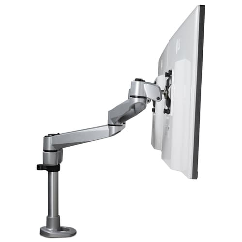 StarTech.com Desk Mount Dual Monitor Arm, Premium Articulating Monitor Arm, up to 27" VESA Mount Displays, Height Adjustable Monitor Mount, Rotating/Swivel/Tilt, Desk Clamp/Grommet, Silver — view 11