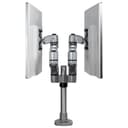 StarTech.com Desk Mount Dual Monitor Arm, Premium Articulating Monitor Arm, up to 27" VESA Mount Displays, Height Adjustable Monitor Mount, Rotating/Swivel/Tilt, Desk Clamp/Grommet, Silver thumbnail 7