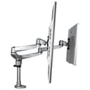 StarTech.com Desk Mount Dual Monitor Arm, Premium Articulating Monitor Arm, up to 27" VESA Mount Displays, Height Adjustable Monitor Mount, Rotating/Swivel/Tilt, Desk Clamp/Grommet, Silver thumbnail 5