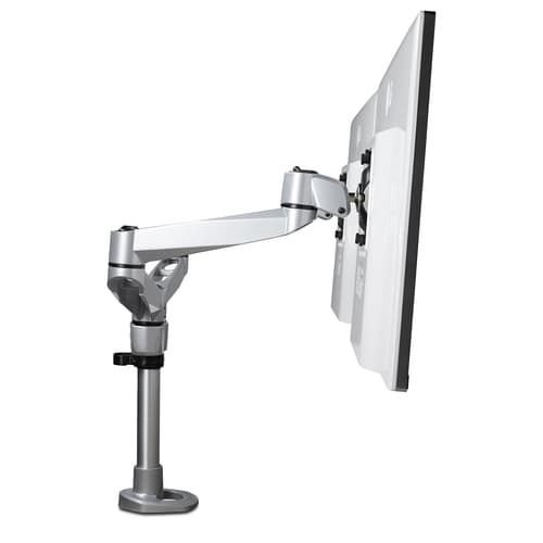 StarTech.com Desk Mount Dual Monitor Arm, Premium Articulating Monitor Arm, up to 27" VESA Mount Displays, Height Adjustable Monitor Mount, Rotating/Swivel/Tilt, Desk Clamp/Grommet, Silver — view 10