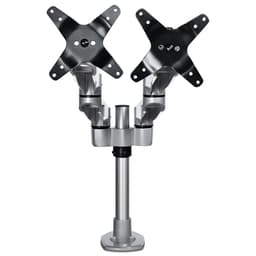 StarTech.com Desk Mount Dual Monitor Arm, Premium Articulating Monitor Arm, up to 27" VESA Mount Displays, Height Adjustable Monitor Mount, Rotating/Swivel/Tilt, Desk Clamp/Grommet, Silver