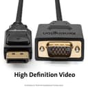 DISPLAYPORT 1.2 TO VGA CABLE 1.8M thumbnail 13