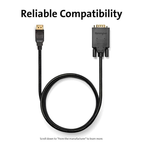DISPLAYPORT 1.2 TO VGA CABLE 1.8M — view 16