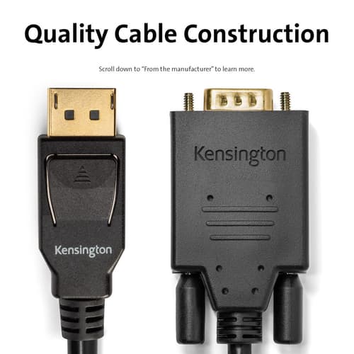 DISPLAYPORT 1.2 TO VGA CABLE 1.8M — view 13