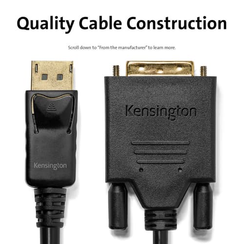 DISPLAYPORT 1.2 / DVI-D CABLE 1.8M — view 14