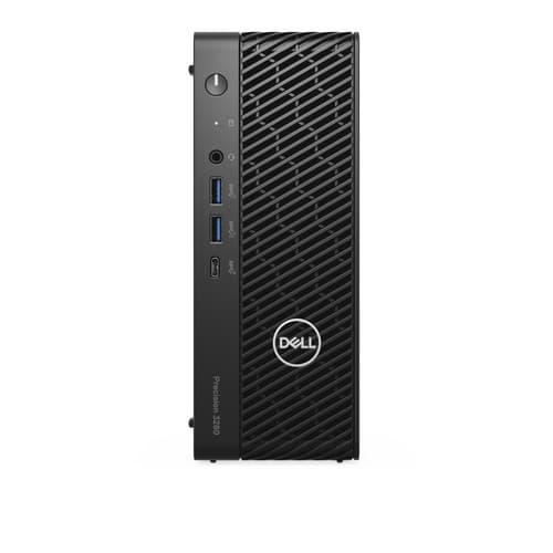 Dell Precision 3280 - CFF 1 x Core i7 i7-14700 / up to 5.4 GHz - vPro Enterprise - RAM 16 GB - SSD 512 GB - NVMe, Class 40 - T400 - Gigabit Ethernet - Win 11 Pro - monitor: none - black - BTP - with 3 Years Basic Onsite