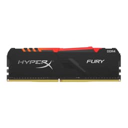 HyperX FURY RGB - DDR4 - module - 8 GB - DIMM 288-pin - 3000 MHz / PC4-24000 - CL15 - 1.35 V - unbuffered - non-ECC - black