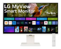 LG MyView 32SR83U-W - LED monitor - Smart - 32" (31.5" viewable) - 3840 x 2160 4K - IPS - 400 cd/m� - 1000:1 - HDR10 - 5 ms - 2xHDMI, USB-C - speakers