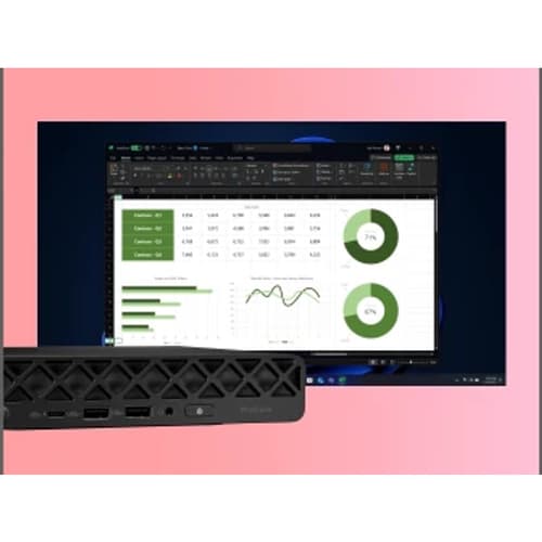HP ProDesk 4 Mini G1i AI Intel Core Ultra 5 235T 24 GB DDR5-SDRAM 512 GB SSD Windows 11 Pro Mini PC AI PC Black — view 6