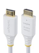StarTech.com 10ft (3m) Premium Certified High Speed HDMI Cable, 4K60Hz - Premium High Speed - HDMI cable with Ethernet - HDMI male to HDMI male - 3 m - shielded - white - passive, 4K60Hz UHD support, 2K144Hz support, HDR10 support thumbnail 1