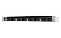 QNAP TR-004U - Hard drive array - 4 bays (SATA-300) - USB 3.1 Gen 1 (external) - rack-mountable - 1U