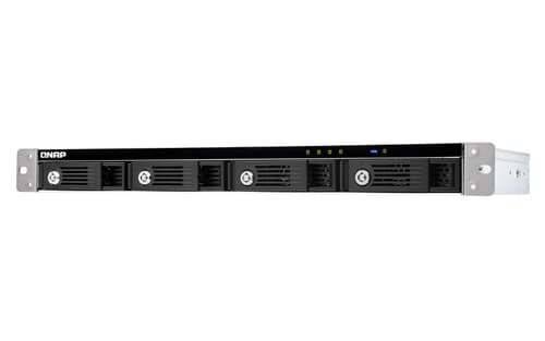QNAP TR-004U - Hard drive array - 4 bays (SATA-300) - USB 3.1 Gen 1 (external) - rack-mountable - 1U