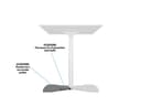 *Non Cancellable/Non Returnable (NCNR)* STAND 110HD FLOORBASE SINGLE BLACK thumbnail 19