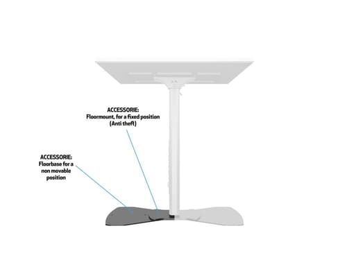 *Non Cancellable/Non Returnable (NCNR)* STAND 110HD FLOORBASE SINGLE BLACK — view 20