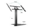 *Non Cancellable/Non Returnable (NCNR)* STAND 110HD FLOORBASE SINGLE BLACK thumbnail 7