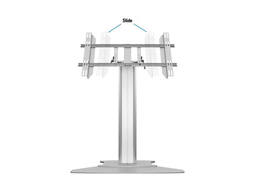 *Non Cancellable/Non Returnable (NCNR)* STAND 110HD FLOORBASE SINGLE SILVER — view 10
