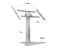 *Non Cancellable/Non Returnable (NCNR)* STAND 110HD FLOORBASE SINGLE SILVER thumbnail 8