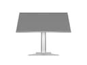 *Non Cancellable/Non Returnable (NCNR)* STAND 110HD FLOORBASE SINGLE SILVER thumbnail 14