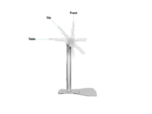 *Non Cancellable/Non Returnable (NCNR)* STAND 110HD FLOORBASE SINGLE SILVER — view 20