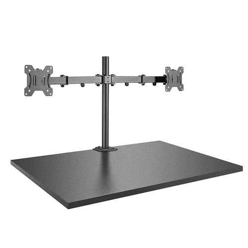 ^DUAL DISPLAY BRKT POLE DESK CLAMP — view 1