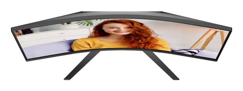 AOC Basic-line CU34B3E - B3 Series - LED monitor - curved - 34" - 3440 x 1440 WQHD @ 120 Hz - VA - 300 cd/m� - 3500:1 - HDR10 - 1 ms - HDMI, DisplayPort - black — view 11