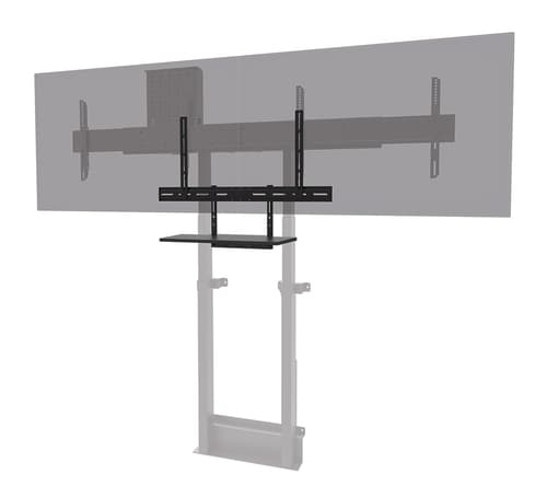Neomounts AV40-500BL - Mounting kit (mount bracket, keyboard shelf) - for keyboard / mouse - universal - black - screen size: 43"-110" - VESA-mountable — view 15