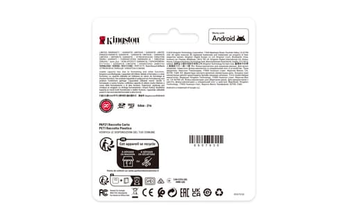 Kingston Canvas Select Plus - Flash memory card (microSDXC to SD adapter included) - 512 GB - A1 / Video Class V30 / UHS Class 3 / Class10 - microSDXC UHS-I — view 7