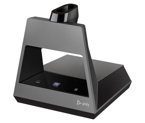 Poly Voyager 5200-M Office - Voyager 5200 series - headset - in-ear - Bluetooth - wireless - black - Certified for Skype for Business, Certified for Microsoft Teams, Zoom Certified, Cisco Jabber Certified, Avaya Certified, Works With Chromebook Certified — view 3