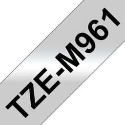 Brother TZe-M961 - Black on matte silver - Roll (3.6 cm x 8 m) 1 cassette(s) laminated tape - for P-Touch PT-3600, 550, 9200, 9400, 9500, 9600, 9700, 9800, D800, P900, P950