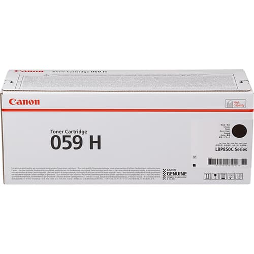 Canon 059 H - High capacity - black - original - toner cartridge - for i-SENSYS LBP852Cx, Satera LBP851C, LBP852Ci