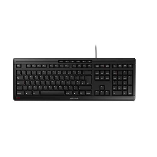 CHERRY STREAM KEYBOARD - Keyboard - USB - UK - key switch: CHERRY SX - black