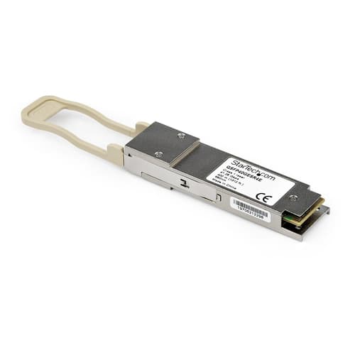 StarTech.com Dell EMC QSFP-40G-ESR4 Compatible QSFP+ Module, 40GBASE-SR4, 40GbE Multimode Fiber MMF Optic Transceiver, 40GE Gigabit Ethernet QSFP+, MPO Connector, 400m, 850nm, DDM, 40Gbps - Lifetime Warranty (QSFP40GESR4E) - QSFP+ transceiver module (equivalent to: Dell EMC QSFP-40G-ESR4) - 40GbE - 40GBASE-SR4 - MPO multi-mode - up to 400 m - 850 nm