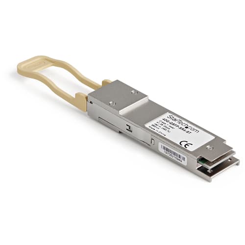 StarTech.com Brocade 40G-QSFP-SR4 Compatible QSFP+ Module, 40GBASE-SR4, 40GbE Multimode Fiber MMF Optic Transceiver, 40GE Gigabit Ethernet QSFP+, MPO Connector, 150m, 850nm, DDM, Mini GBIC - Lifetime Warranty (40G-QSFP-SR4-ST) - QSFP+ transceiver module (equivalent to: Brocade 40G-QSFP-SR4) - 40GbE - 40GBASE-SR4 - MPO multi-mode - up to 150 m - 850 nm
