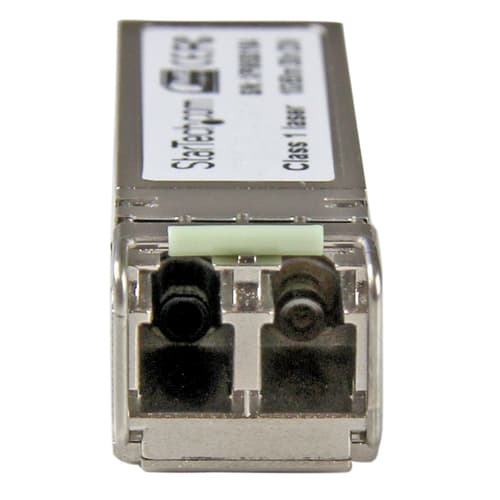 StarTech.com Cisco SFP-10G-SR Compatible SFP+ Module, 10GBASE-SR, 10GbE Multimode Fiber MMF Optic Transceiver, 10GE Gigabit Ethernet SFP+, LC 300m, 850nm, DDM, Cisco Firepower, ASR9000 — view 4