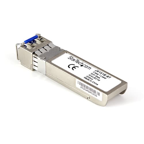 StarTech.com HPE J9151E Compatible SFP+ Module, 10GBASE-LR, 10GbE Single Mode (SMF) Fiber Optic Transceiver, 10GE Gigabit Ethernet SFP+, LC Connector, 10km, 1310nm, DDM, HPE 2930F, 8325, 3810M - Lifetime Warranty (J9151E-ST) - SFP+ transceiver module (equivalent to: HP J9151E) - 10GbE - 10GBase-LR - LC single-mode - up to 10 km - 1310 nm - for HPE Aruba 2930F 12, 2930M 40, 6200F 12, 6200M 24, 6300, 6405 48, 6405 96, 64XX, CX 8360