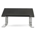 StarTech.com Adjustable Laptop Stand - Heavy Duty Steel & Aluminum - 3 Height Settings - Tilted - Ergonomic Laptop Riser for Desk (LTSTND) - Notebook stand - desktop - 17" - black, silver