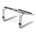 StarTech.com Adjustable Laptop Stand - Heavy Duty Steel & Aluminum - 3 Height Settings - Tilted - Ergonomic Laptop Riser for Desk (LTSTND) - Notebook stand - desktop - 17" - black, silver
