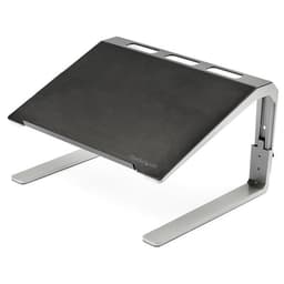 StarTech.com Adjustable Laptop Stand - Heavy Duty Steel & Aluminum - 3 Height Settings - Tilted - Ergonomic Laptop Riser for Desk (LTSTND) - Notebook stand - desktop - 17" - black, silver