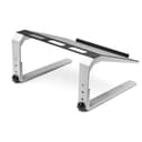 StarTech.com Adjustable Laptop Stand - Heavy Duty Steel & Aluminum - 3 Height Settings - Tilted - Ergonomic Laptop Riser for Desk (LTSTND) - Notebook stand - desktop - 17" - black, silver