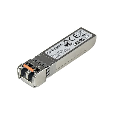 StarTech.com Juniper SFPP-10GE-LRM Compatible SFP+ Module, 10GBASE-LRM, 10GbE Multimode Fiber MMF Optic Transceiver, 10GE Gigabit Ethernet SFP+, LC Connector, 200m, 1310nm, DDM, 10Gbps - Lifetime Warranty (SFPP10GELRMS) - SFP+ transceiver module (equivalent to: Juniper SFPP-10GE-LRM) - 10GbE - 10GBase-LRM - LC multi-mode - up to 2 km - 1310 nm