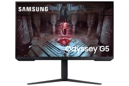 Samsung Odyssey G5 S32CG510EU - G51C Series - LED monitor - gaming - 32" - 2560 x 1440 QHD @ 165 Hz - VA - 300 cd/m� - 3000:1 - HDR10 - 1 ms - 2xHDMI, DisplayPort - black