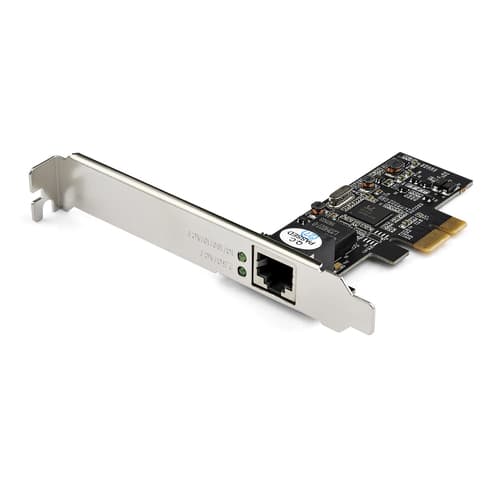 StarTech.com 1 Port PCIe Network Card - 2.5Gbps 2.5GBASE-T PCIe Network Card x4 PCIe - PCI Express LAN Card - RTL8125 (ST2GPEX) - Network adapter - PCIe x4 low profile - 10M/100M/1G/2.5 Gigabit Ethernet x 1