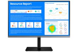 Samsung S27R650FDU - SR65 Series - LED monitor - 27" - 1920 x 1080 Full HD (1080p) @ 75 Hz - IPS - 250 cd/m� - 1000:1 - 5 ms - HDMI, VGA, DisplayPort - dark grey/blue