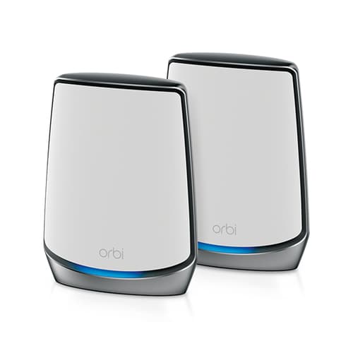 NETGEAR Orbi WiFi System RBK852 - Wi-Fi system - (router, extender) - up to 350 sq.m - mesh 1GbE, 2.5GbE - Wi-Fi 5, Wi-Fi 6 - Tri-Band