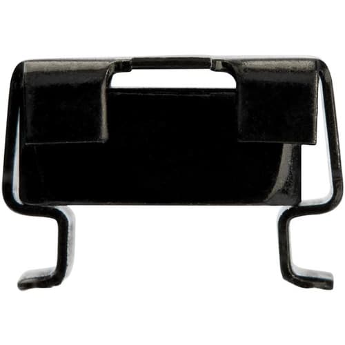 StarTech.com 10-32 Cage Nuts - 50 Pack - Rack Mount Clip Nuts - For Square Hole Server Rack - Black (CABCAGENUTS1032) - Cage nuts - black - TAA Compliant (pack of 50) - for P/N: 2POSTRACK42, 4POSTRACK12U, 4POSTRACK25U, 4POSTRACK42, RK1219WALHMR, RK1219WALHR — view 3