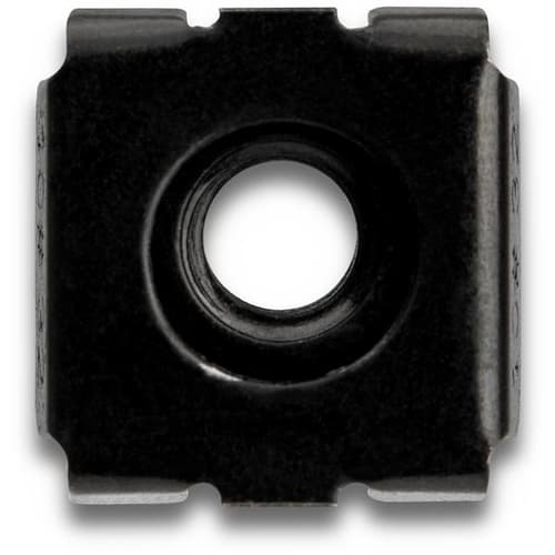 StarTech.com 10-32 Cage Nuts - 50 Pack - Rack Mount Clip Nuts - For Square Hole Server Rack - Black (CABCAGENUTS1032) - Cage nuts - black - TAA Compliant (pack of 50) - for P/N: 2POSTRACK42, 4POSTRACK12U, 4POSTRACK25U, 4POSTRACK42, RK1219WALHMR, RK1219WALHR — view 4