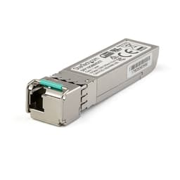 StarTech.com Dell EMC SFP-10G-BX10-U Compatible SFP+ Module, 10GBASE-BX-U, 10 Gigabit Ethernet Bi-Directional (BiDi) Fiber Single Strand SFP+, LC 10km, Mini GBIC Transceiver SFP+ Module - Lifetime Warranty (SFP10GBX10US) - SFP+ transceiver module (equivalent to: Dell EMC SFP-10G-BX10-U) - 10GbE - 10GBase-BX10-U - LC single-mode - up to 10 km - 1270 nm / 1330 nm